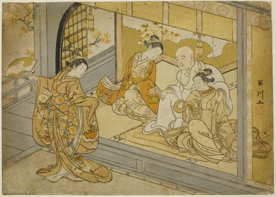 Hotoke Gozen Dancing before Taira no Kiyomori