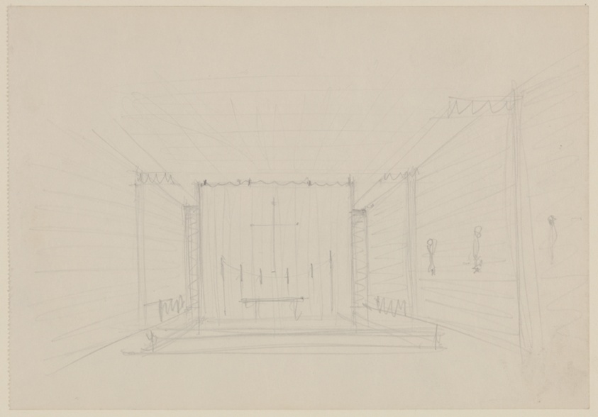 Illinois Institute of Technology Chapel, Chicago, Illinois, Interior Perspective