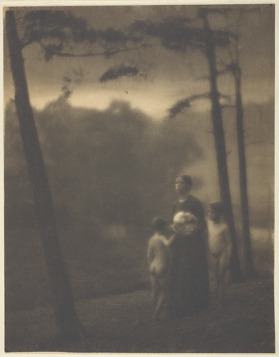 Evening—Mother and Boys