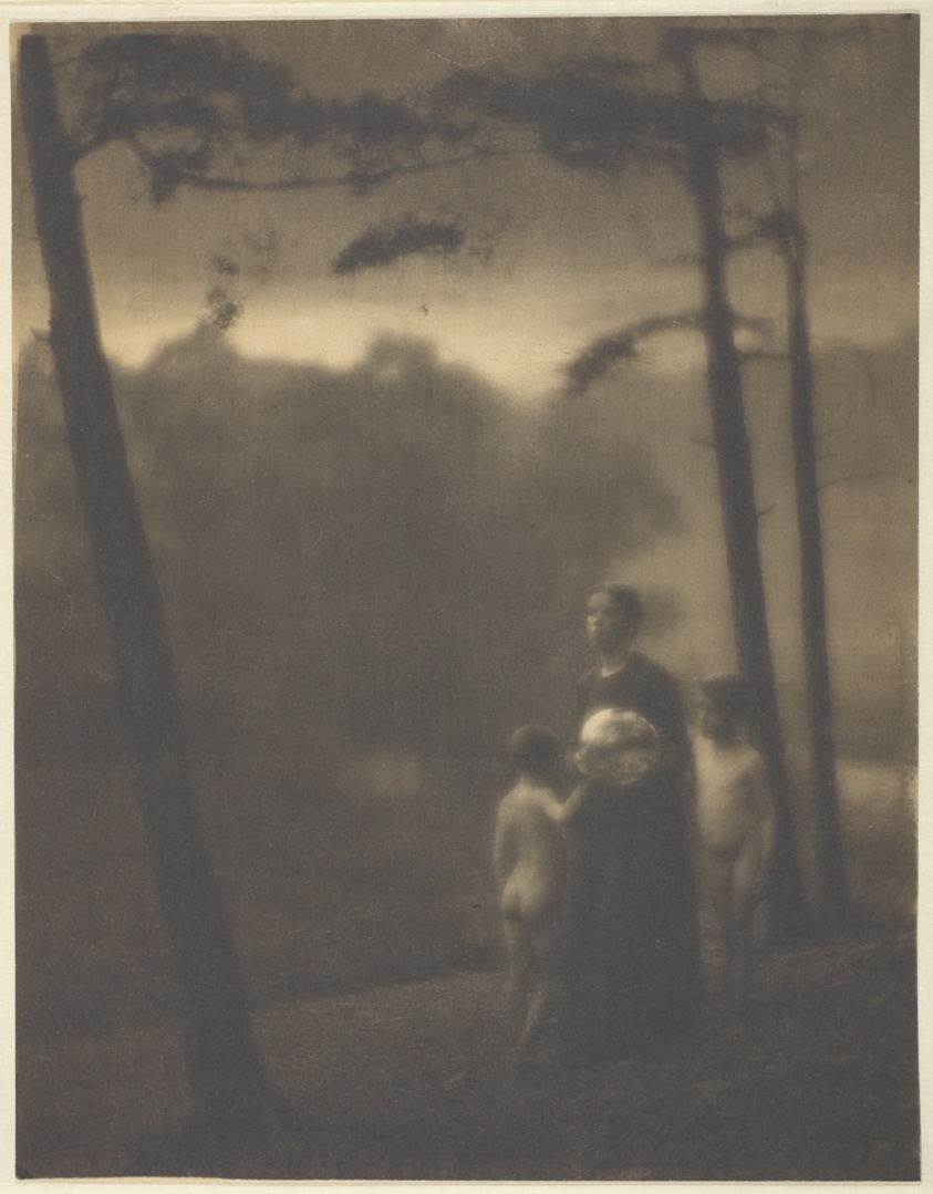 Evening—Mother and Boys
