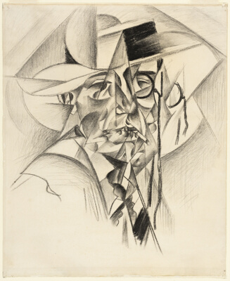 Self-Portrait with Straw Boater