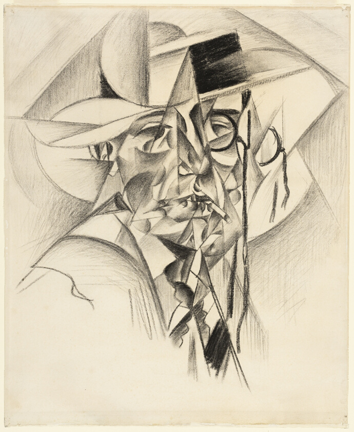 Self-Portrait with Straw Boater