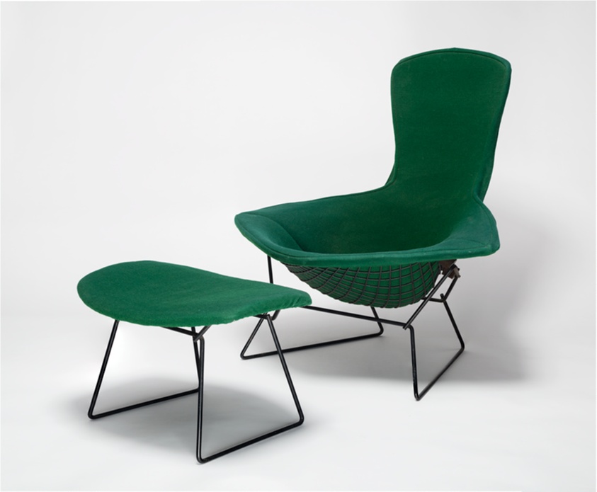 Bird Chair and Ottoman