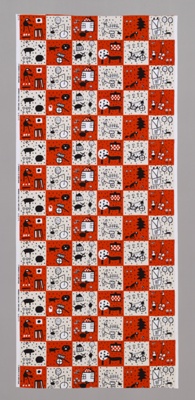 Mustalammas (Black Sheep) (Furnishing Fabric)