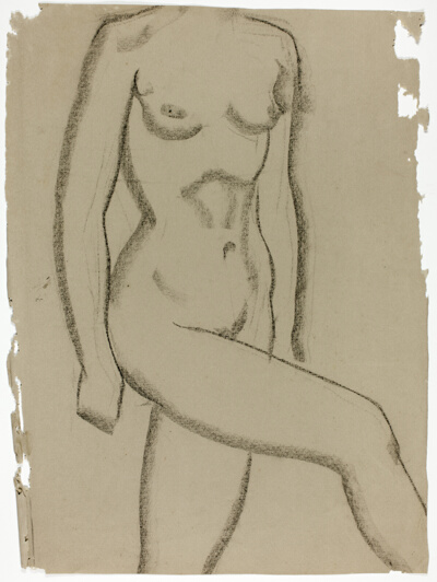 Untitled (Study of a Female Nude)