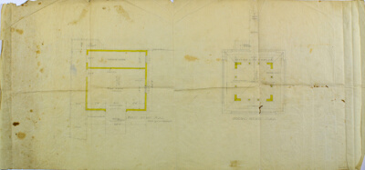 Henry Wallis Boat House, First and Second Story Plan