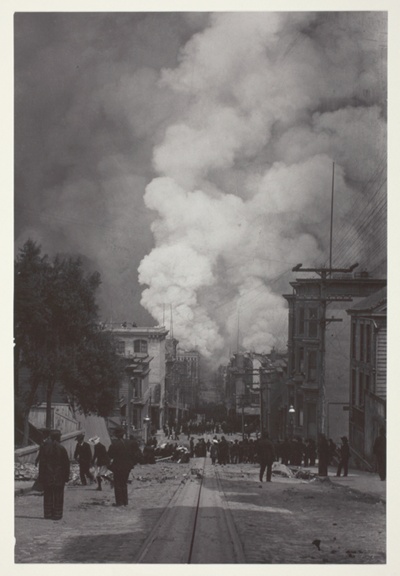 The Burning City, San Francisco Earthquake and Fire