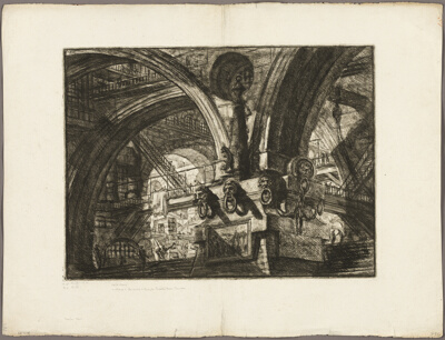The Pier with a Lamp, plate 15 from Imaginary Prisons