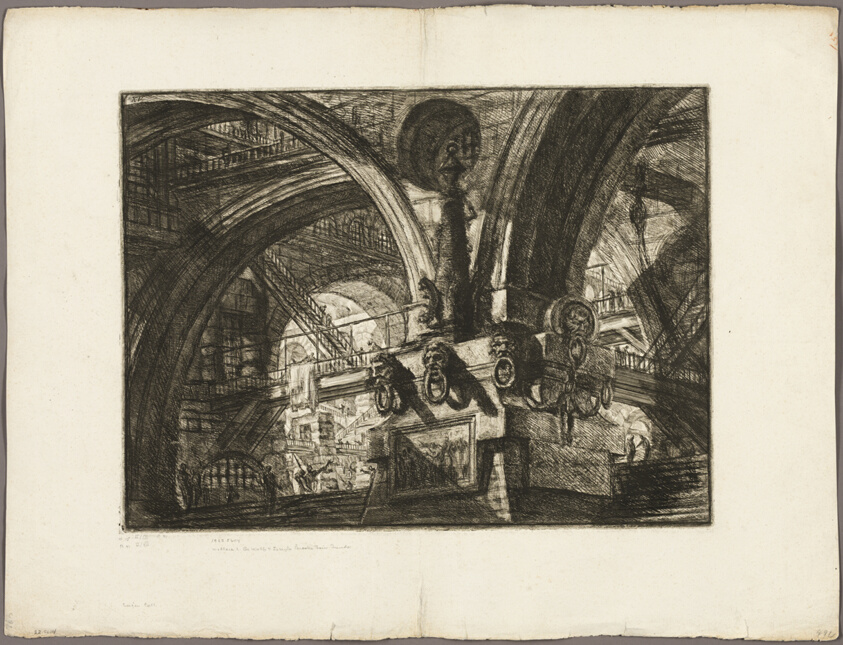 The Pier with a Lamp, plate 15 from Imaginary Prisons