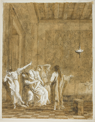 Jesus in the House of Jairus
