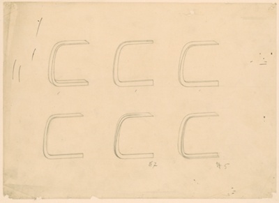 Chair Studies, Chair Arm Studies, Design Study