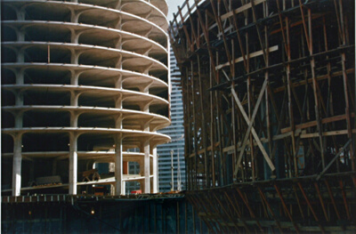 Marina City Under Construction (lower stories)