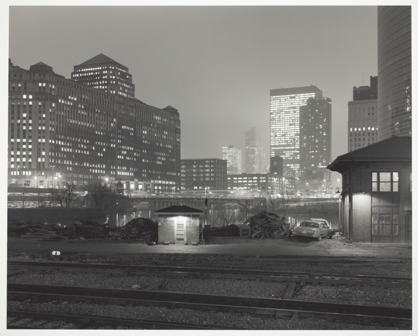 Chicago River at Split of North and South Branches, View East