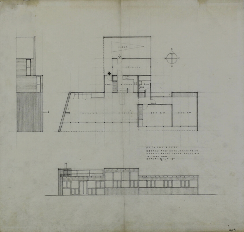 Anthony House, Design Drawing