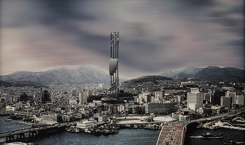 New Busan Tower, Busan, South Korea, Perspective