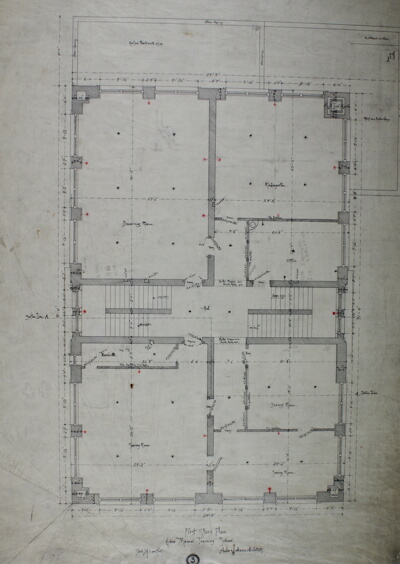 Hebrew Manual Training School, Chicago, Illinois, First Story Plan