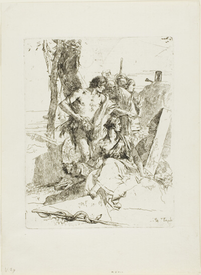 The Discovery of the Tomb of Punchinello, from Scherzi