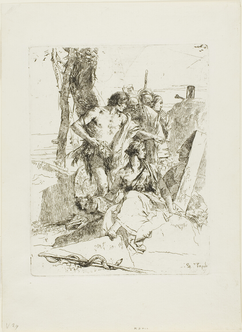 The Discovery of the Tomb of Punchinello, from Scherzi