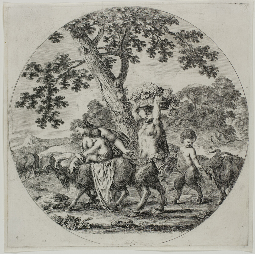 Satyr Family Walking