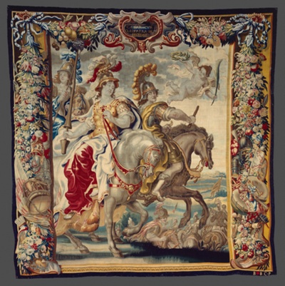 Caesar and Cleopatra Enjoying Themselves from The Story of Caesar and Cleopatra