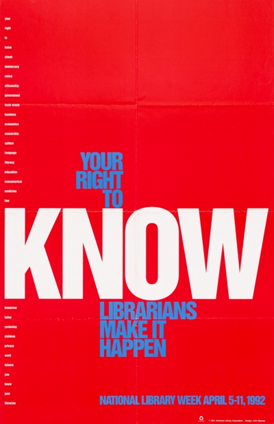 American Library Association, Your Right to Know