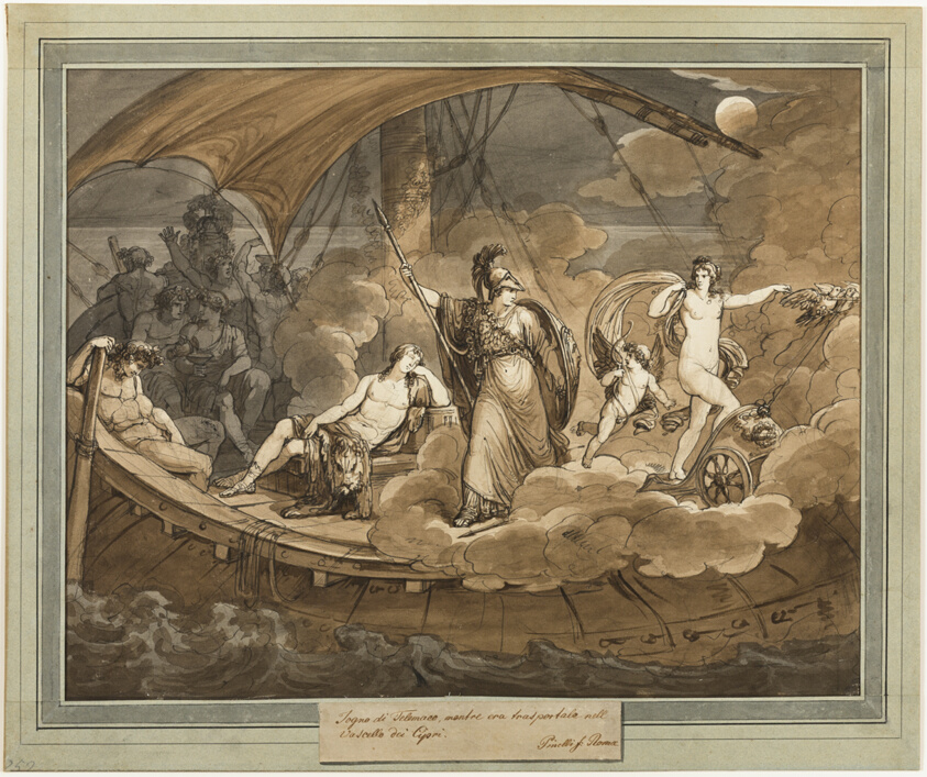 The Dream of Telemachus, from The Adventures of Telemachus, Book 4