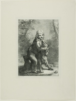 Boy with a Dog