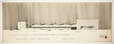 North LaSalle Redevelopment Project, Chicago, Illinois, Elevation