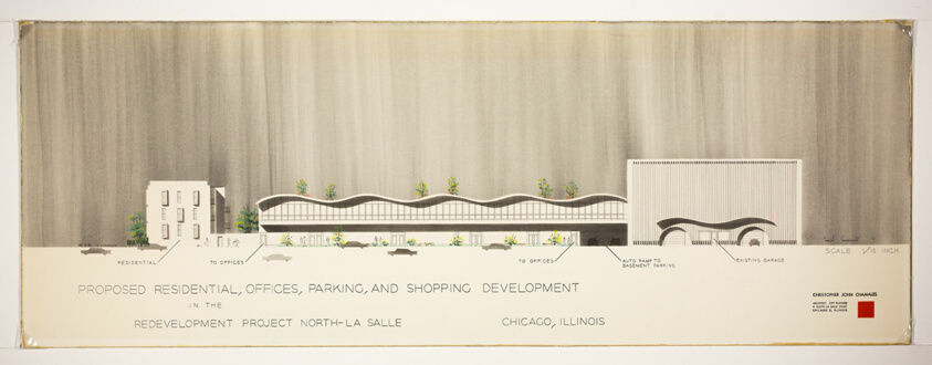 North LaSalle Redevelopment Project, Chicago, Illinois, Elevation
