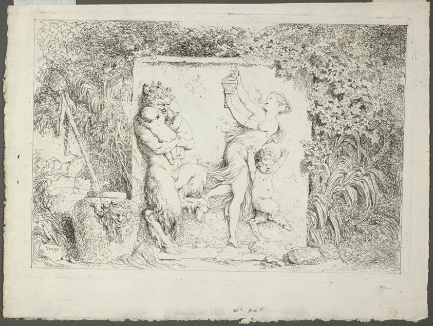 Satyrs Family, from Bacchanales, or Satyrs' Games