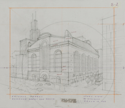 Harold Washington Library, Chicago, Illinois, Multiple Views