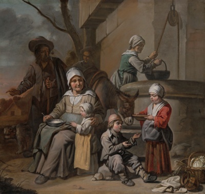 Peasant Family at a Well