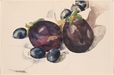 Eggplant and Plums