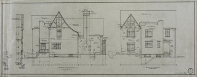Joseph Ricker House, Chicago, Illinois, South and West Elevations