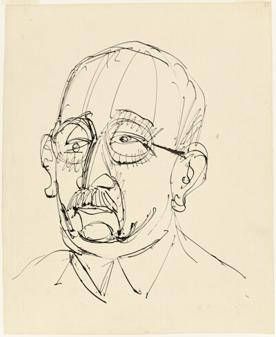 Portrait of Gustav Schiefler