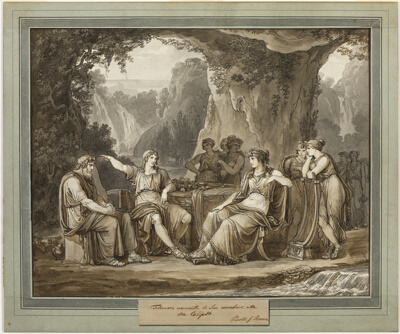Telemachus Relates His Adventures to the Goddess Calypso, from The Adventures of Telemachus, Book 1
