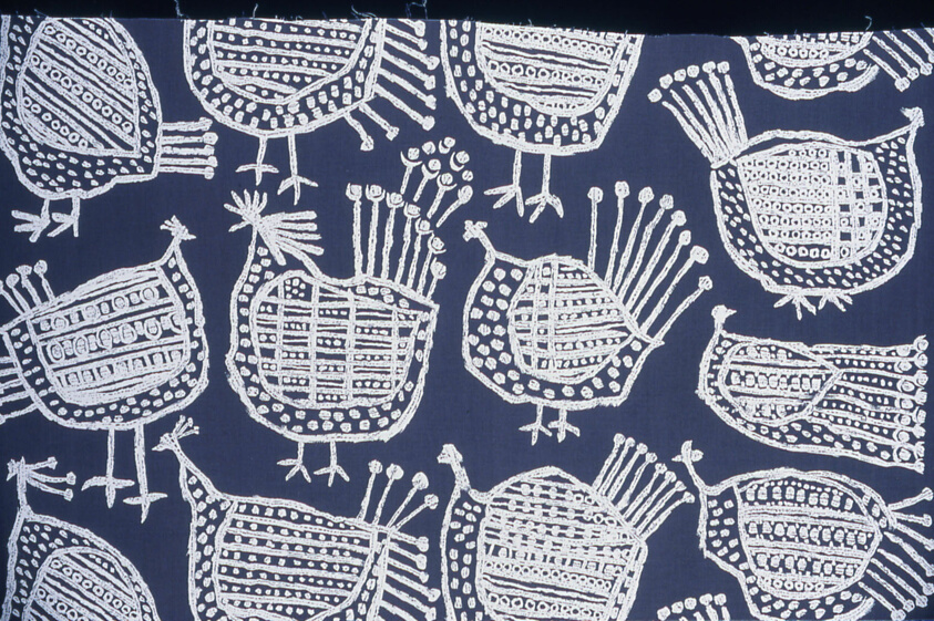 Spefanglar (Bird) (Furnishing Fabric)