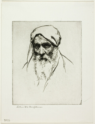 Portrait Study of Old Man