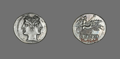 Didrachm (Coin) Depicting the God Janus