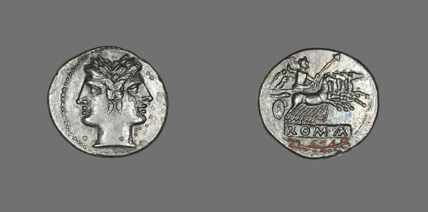 Didrachm (Coin) Depicting the God Janus