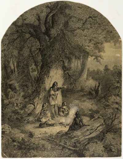 Soldiers under a Tree
