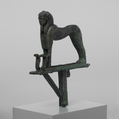 Statuette of a Sphinx from a Barque Standard