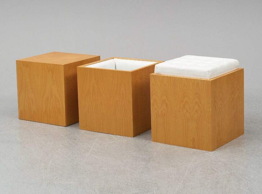 Three Part Sculpture Bench