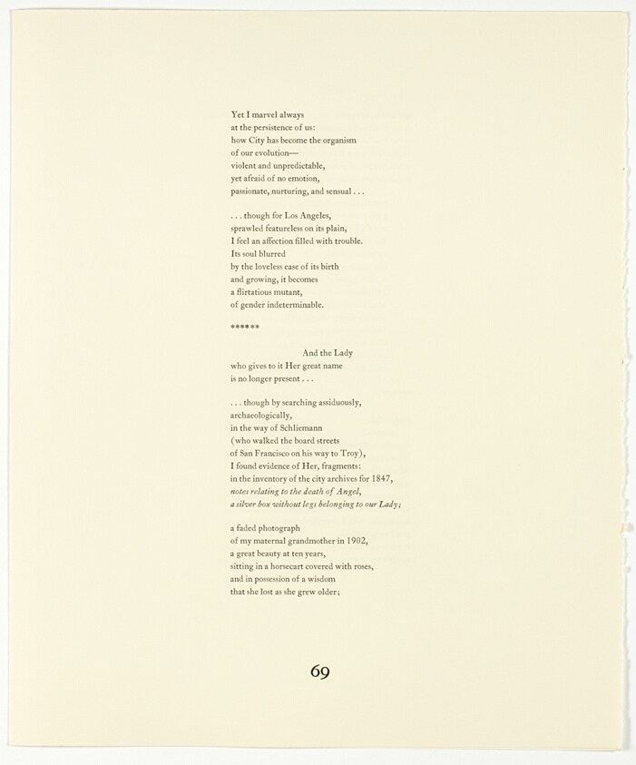 Pages 69-72, from The Plain of Smokes: Poem Cycle
