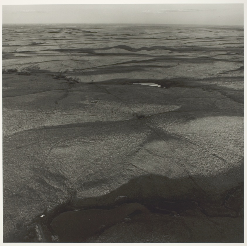 Pond and Car West of Minneapolis, Ottawa County, from the series “The Inhabited Prairie” (1989-94)