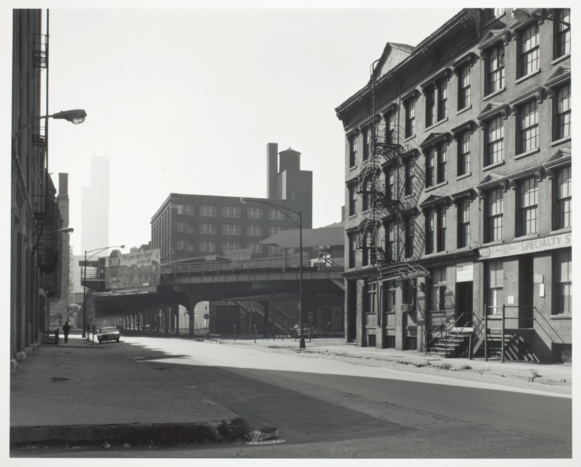Franklin Street at Chicago Avenue, View South