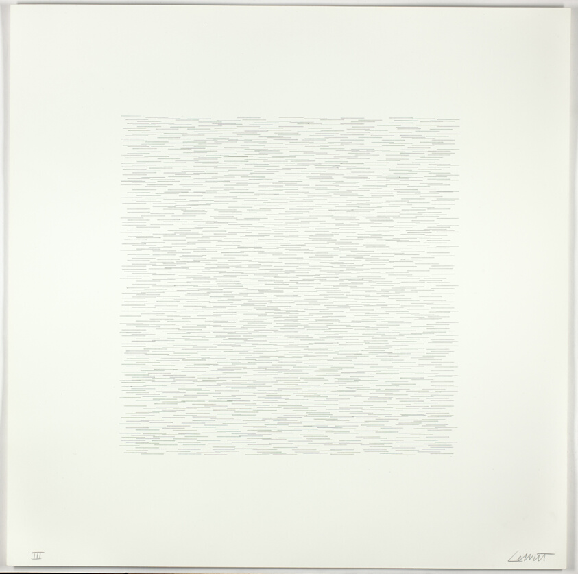 Lines of One Inch, Four Directions, Four Colors, from Sixteen Lithographs in Color
