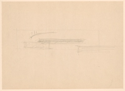 Theatre Project, Illinois Institute of Technology, Chicago, Illinois, Elevation Study
