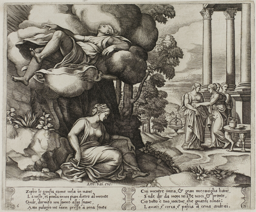 Zephyr Carrying Psyche Off to an Enchanted Palace