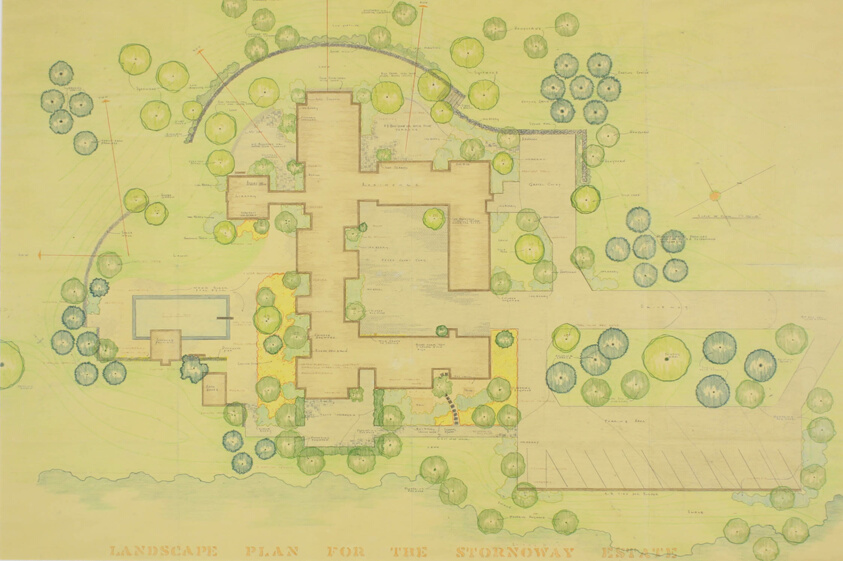 Mr. and Mrs. Donald R. McLennan Jr. House, Ligonier Township, Pennsylvania, Landscape Plan